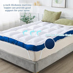 WhatsBedding 5 Inch Full Size Mattress Topper - Image 6