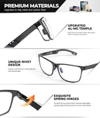ANYLUV Blue Light Blocking Glasses Men Computer Gaming Glasses Lightweight - Image 3