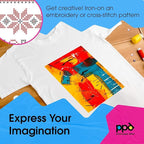 PPD 10 Sheets 11x17" Iron-on Heat Transfer Paper Dark Fabrics Inkjet | Vibrant - Image 6