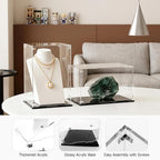 Clear Acrylic Display Case for Collectibles Display 6x6x10 Inch | Removable - Image 5