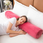 1 MIDDLE ONE Bolster Pillow for Bed, Long Round Body Pillow for Adults - Image 3