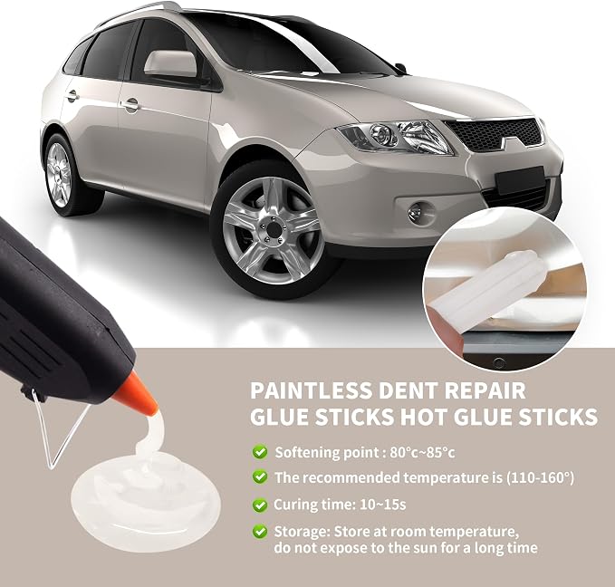 20 Pcs Paintless Dent Repair Glue Sticks Hot Glue Sticks, Premium-Quality - Image 4
