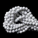 8mm 45PCS Natural White Howlite Gemstone Round Loose Stone Beads - Image 6