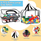 6 Packs Widen X-Large Toy Storage Bags 12.6×9.25×6.9In - Image 3