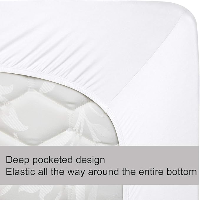 Soft Stretch Queen Size Fitted Sheet Only - Image 5
