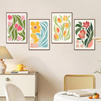 4 Pack Paint by Numbers Kit for Adults - Image 3