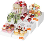 Lifewit Plastic Buffet Risers, Food Stand by Lifewit