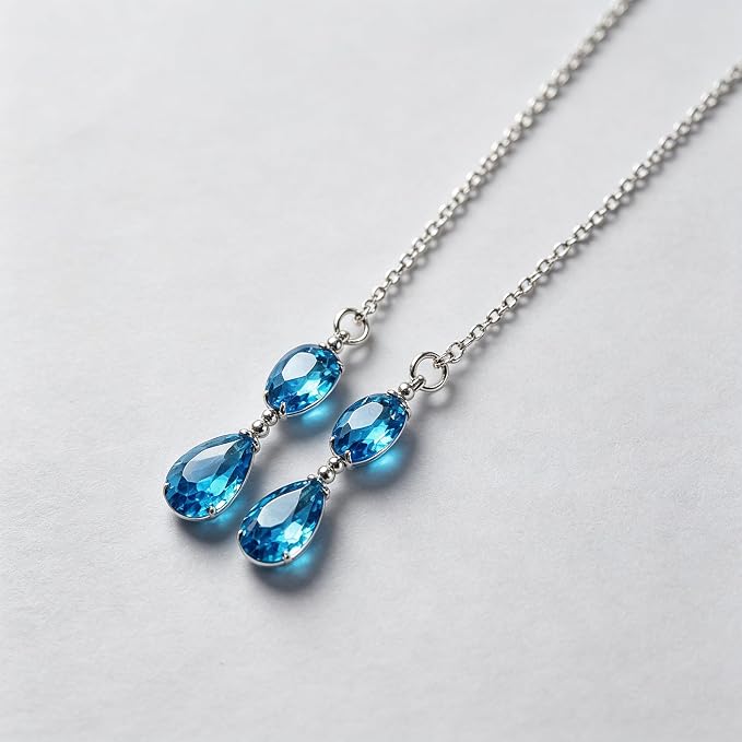 AierCrystal Aquamarine Color Cubic Zirconia Loose Beads Unset - Image 4