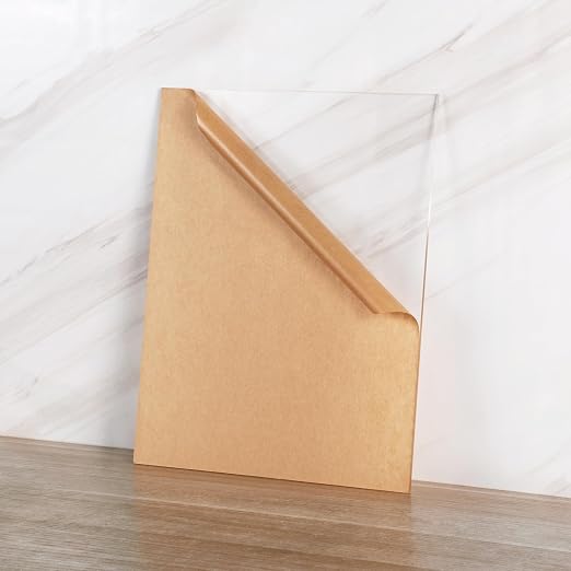 KAITELA Pack of 10 Clear Acrylic Sheets 12" x 16" Cast Plexiglass Panel 1/8" - Image 4
