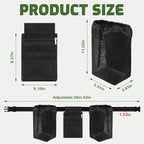 Rock Collecting Bag, Adjustable Foraging Waist Pack - Image 2
