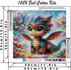 MYBISYMQQ Cute Rainbow Dragon Cross Stitch Kits - Image 2