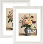 Vittanly 11x14 Picture Frames Set of 2, Ornate Vintage Photo Frame by Vittanly