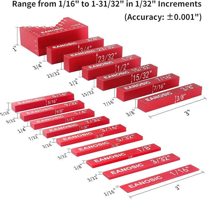 EANOSIC Setup Blocks Woodworking Tools - Image 3
