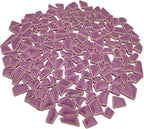 200g Ceramic Mosaic Tiles for Crafts, Irregular Stained Ceramic 0.2"x0.8" - Image 2