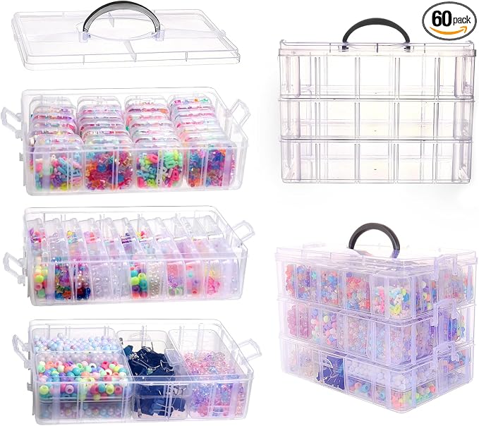 VTG Bead Organizer Box by Unknown