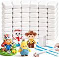 50 Pack White Air Dry Foam Clay, 1.3lb Moldable Soft Lightweight Clays by Blvochnnt