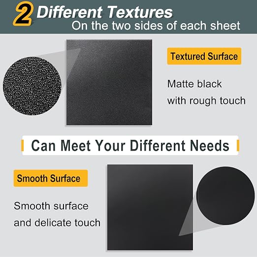 Plastic Sheet 12" x 12" x 0.06", Abs Plastic Sheets 6 Pack - Image 3