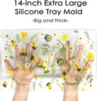 14-inch Extra Large Silicone Tray Mold - Image 3