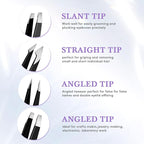 BEDACE Tweezers for Women and Men Facial Hair, Thickened 430 Stainless Steel - Image 7