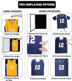 Jersey Frame Display Case 2 Pack, Lockable Shadow Box Sports Jersey Frame - Image 4