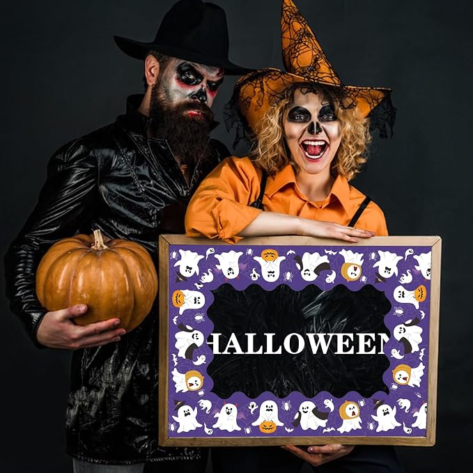 68.9 Feet Halloween Bulletin Board Borders，Scalloped Borders Bulletin Board - Image 4