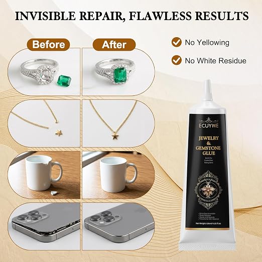 Jewelry Glue for Gemstones and Metal, 120ML Professional Grade Precise - Image 3