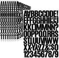 730 Pcs 10 Sheets Letter Stickers, Self Adhesive Waterproof 1.5 Inch Mailbox by Llewyn