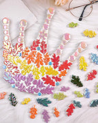 Iridescent Leaf Ceramic Mosaic Tiles - Image 5