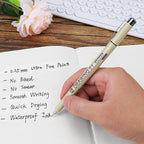 Muchcute Extra Fine Point Writing Pens:6 Black 0.25mm Ultra Thin Micron Pen 01 - Image 7