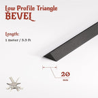 The Foamory's Instant Edge EVA Foam Bevel. Pre Cut Low Profile Triangle 3 Pack - Image 3