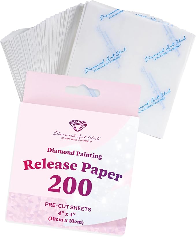 DIAMOND ART CLUB 200-Piece Premium Diamond Painting Release Paper Pack by DIAMONDARTCLUB