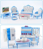 35 Pcs Dollhouse Furniture Accessories Set Mini House Furniture Small Dollhouse - Image 3