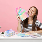Tenceur 100 Pcs Mini Tie Dye Notebooks Pocket Notepads Bulk Tie Dye Small Memo - Image 3