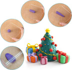 CiaraQ 60-Color Polymer Clay Oven Bake Modeling Kit | 12 sculpting tools - Image 6