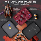 Nicpro Professional Miniature Painting Kit, Stay Wet Palette & 16PCS Detail - Image 4