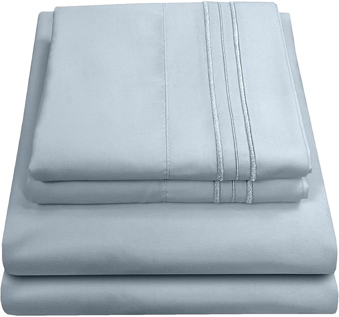 Twin Sheets - Breathable Luxury Sheets - 1800 Supreme Collection Extra Soft by SweetHomeCollection