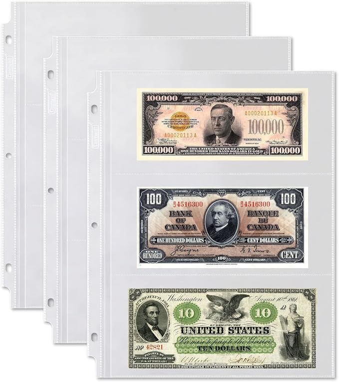 Dunwell Binder Currency Sleeves by Dunwell