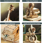 ROKR 3D Puzzles for Adults 1:5 Scale Cello Model Kit - Image 4