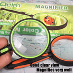Ocim 2 Pack Magnifying Glass, 75mm 10X Handheld Shatterproof Magnifier Lens - Image 3