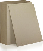 25CT 8.5x11 Inch Book Binding Boards Grey Chip board 2mm 80PT Thick Binder by Gocreate