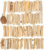 MECCANIXITY 2.4" Natural Driftwood Pieces, 0.3" to 0.7" Dia Driftwood Twigs by MECCANIXITY