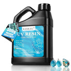 KISREL UV Resin 500g-Upgraded UV Resin Kit, Hard Type Crystal Clear Ultraviolet by KISREL