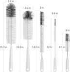 MR.SIGA 5 Pack Bottle Brush Cleaning Set - Image 8
