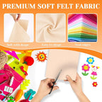IONTACH 9" X 12" Soft Felt Sheets 1.6mm Thick | Felt Fabric - Image 4