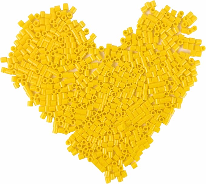 3000 Pcs 5mm Orange Yellow Melting Fuse Beads by Yowamho