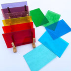 LITMIND 12 Sheets Transparent Stained Glass Pack – 6 x 4 Inch Assorted Colors - Image 6