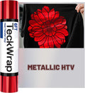 TECKWRAP Metallic Red Heat Transfer Vinyl by TECKWRAP