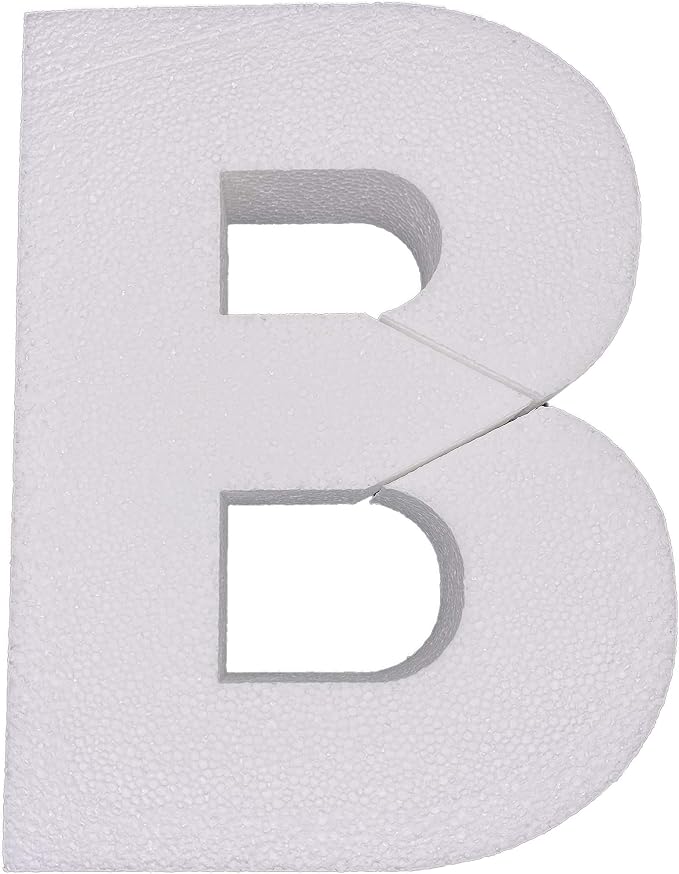12 Inch Smooth Foam Letters by Crafts+Central