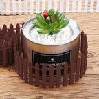 35 Inches Mini Fairy Garden Fence DIY Small Wood Decorative Picket Fence Micro - Image 6