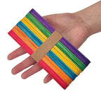 WISYOK 120 Pcs 6” Colored Jumbo Wooden Craft Sticks - Image 4